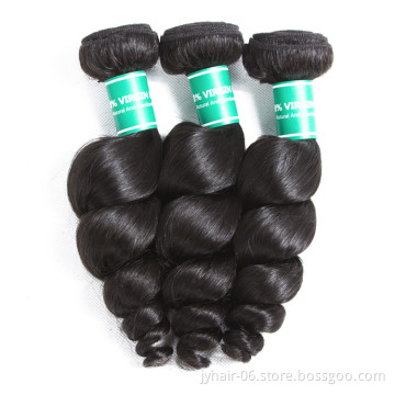 Direct Price Long Life Service Brazilian Loose Wave Hair Weave , No Chemical Treated Brazilian Human Hair